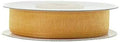 Sheer Organza Ribbon, 5/8-inch, 25-yard, Light Gold