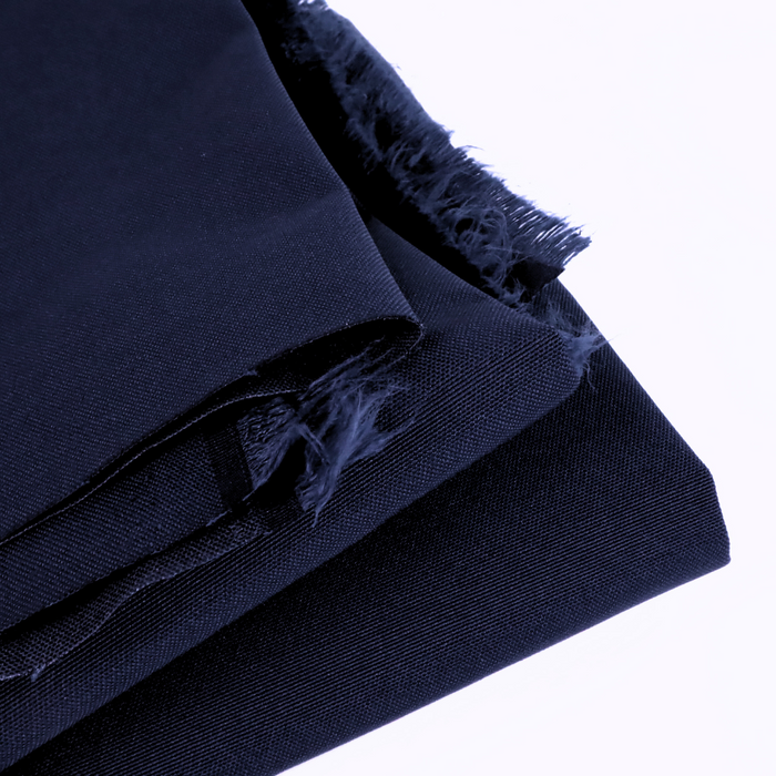 This ReNew Canvas solid is a very deep and saturated shade of blue. This photo shows the fabric folded.