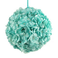 Silk Hydrangea Flower Kissing Balls Centerpiece, 10-Inch
