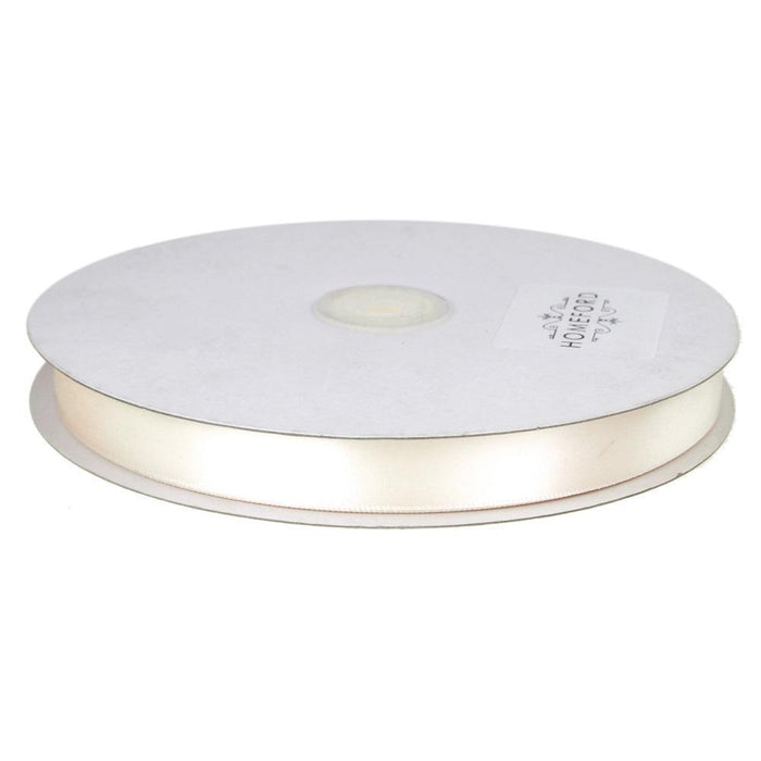 Single Face Satin Ribbon, 5/8-Inch, 100-Yard, Antique White