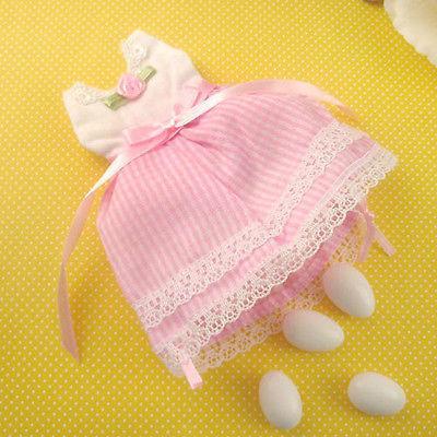 Sleeveless Baby Girl Dress Outfit Favor Bags, 12-Piece, CLOSEOUT