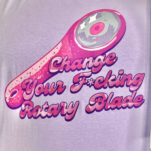 (SMALL LEFT) Change Your F*cking Rotary Blade | Unisex Long-Sleeved Shirt