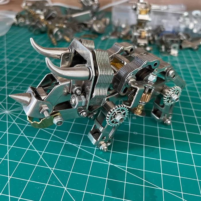 Small Triceratops 3D DIY Metal Model Kits