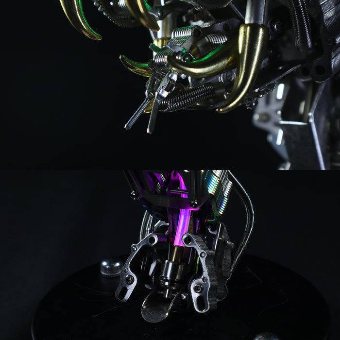 Snake Cobra Sculpture 33D Metal Puzzle Mechanical Punk Assembly Model 400+PCS (pre-sale)