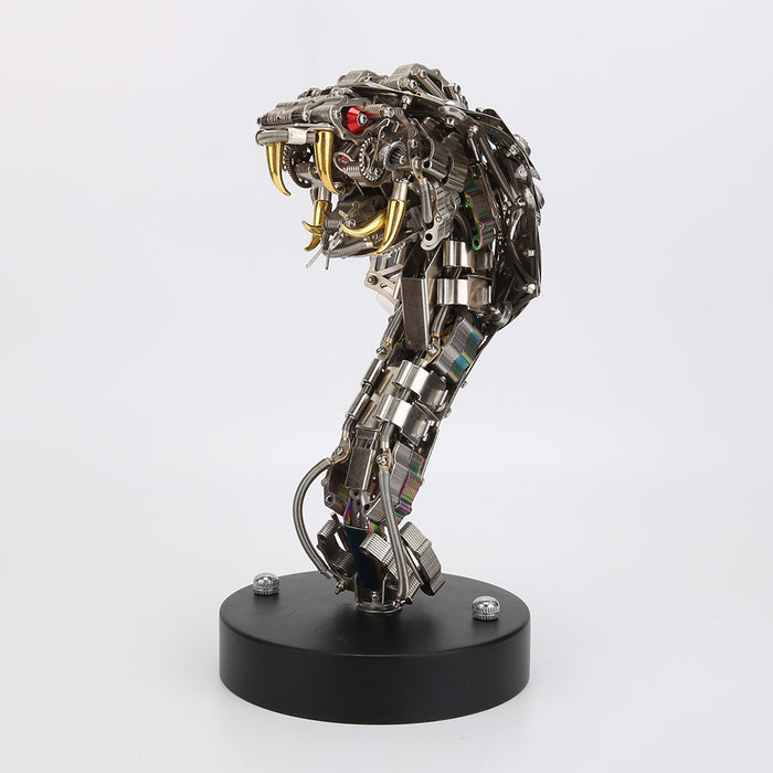 Snake Cobra Sculpture 33D Metal Puzzle Mechanical Punk Assembly Model 400+PCS (pre-sale)