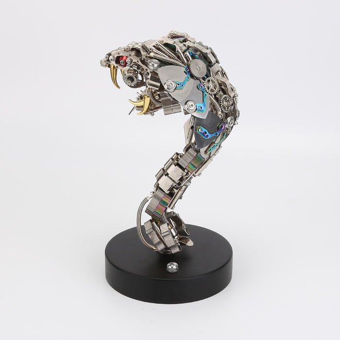 Snake Cobra Sculpture 33D Metal Puzzle Mechanical Punk Assembly Model 400+PCS (pre-sale)