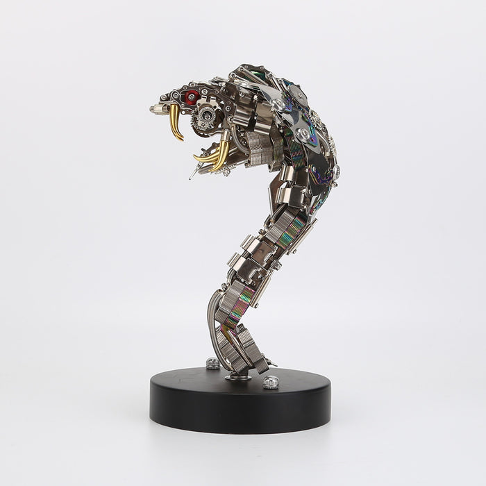 Snake Cobra Sculpture 33D Metal Puzzle Mechanical Punk Assembly Model 400+PCS (pre-sale)