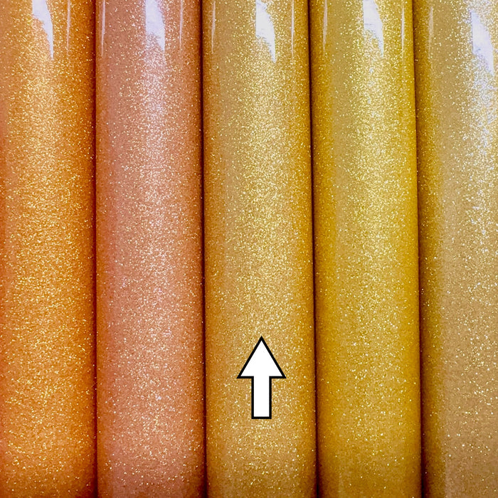 Spotlight Gold | 18" Ace Glitter Vinyl Roll