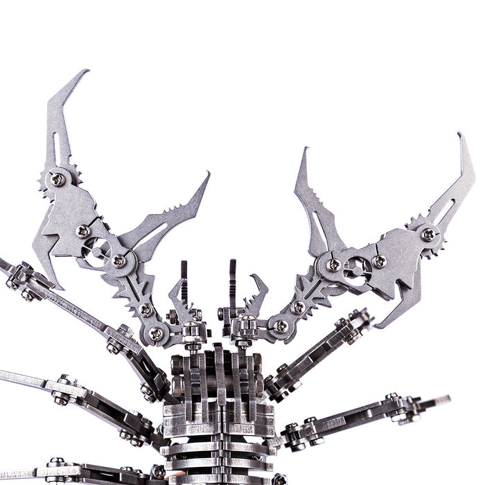 Stainless Steel Scorpion Spider Elk Horse Pterosaur Puzzle Model Kit with Christmas Packing