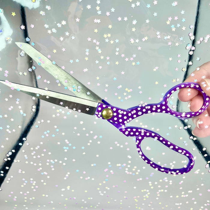 Stars | 18" Clear with Glitter TPU Vinyl Roll