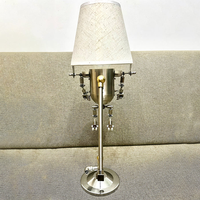 Steampunk 3D Metal NO.2 Robot Table Lamp US-Plug