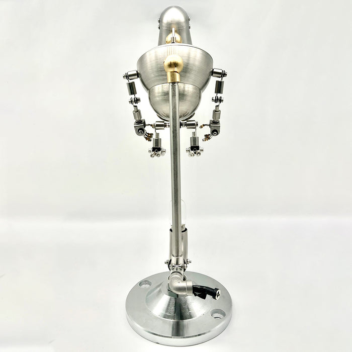 Steampunk 3D Metal NO.3 Robot Table Lamp US-Plug