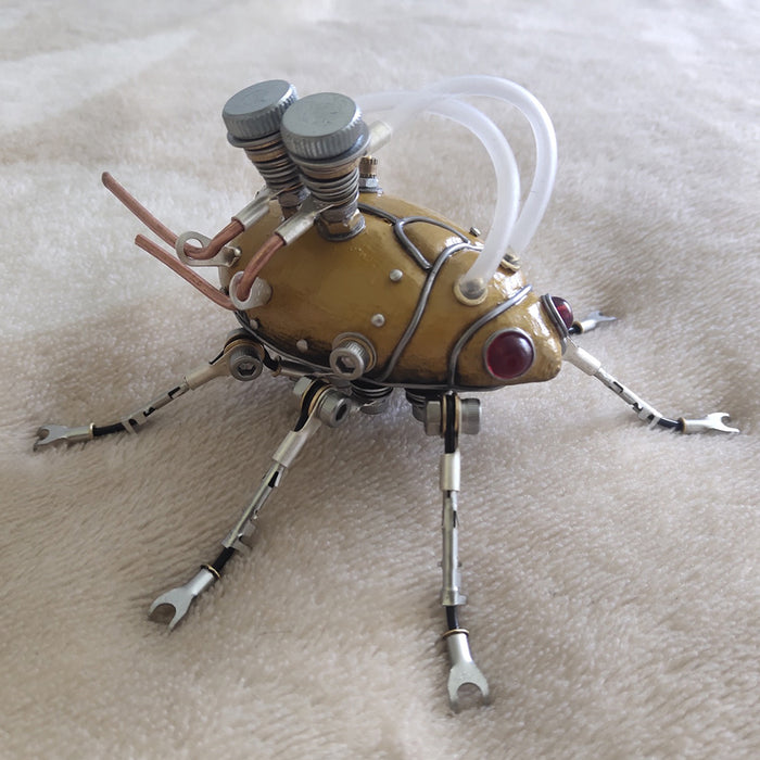 Steampunk 3D MINI Beetle Metal Sculpture Model Crafts