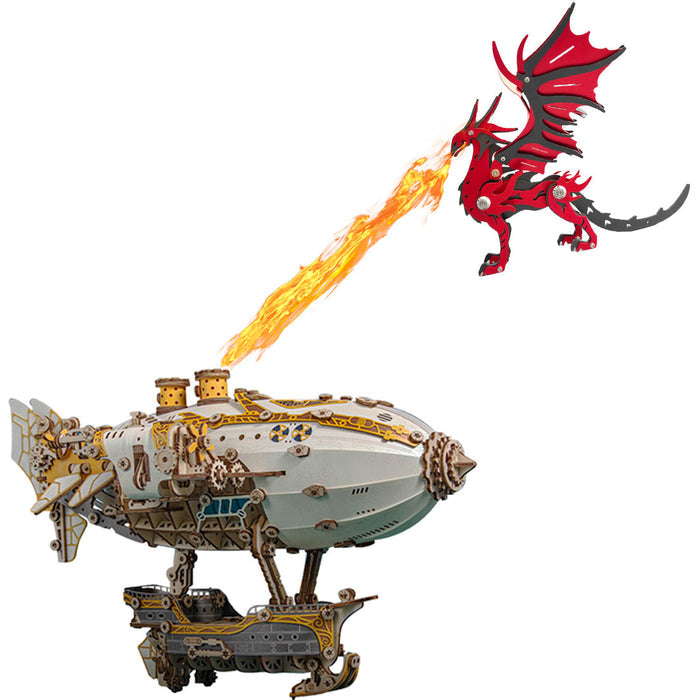 Red Fire Dragon / White