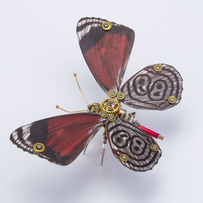 Steampunk Anna's Eighty-eight Butterfly Diaethria Anna 3D Metal Model Kits
