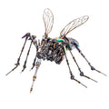 Steampunk Big Mosquito Insect Model Kit Metal Art Insect Statue-Blood007