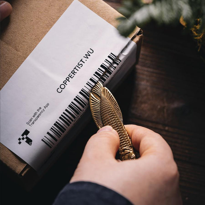Steampunk Brass Arowana Box Cutter
