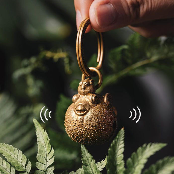 Steampunk Brass Globefish Bell
