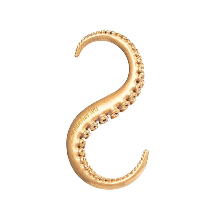 Steampunk Brass Octopus Tentacle Hook