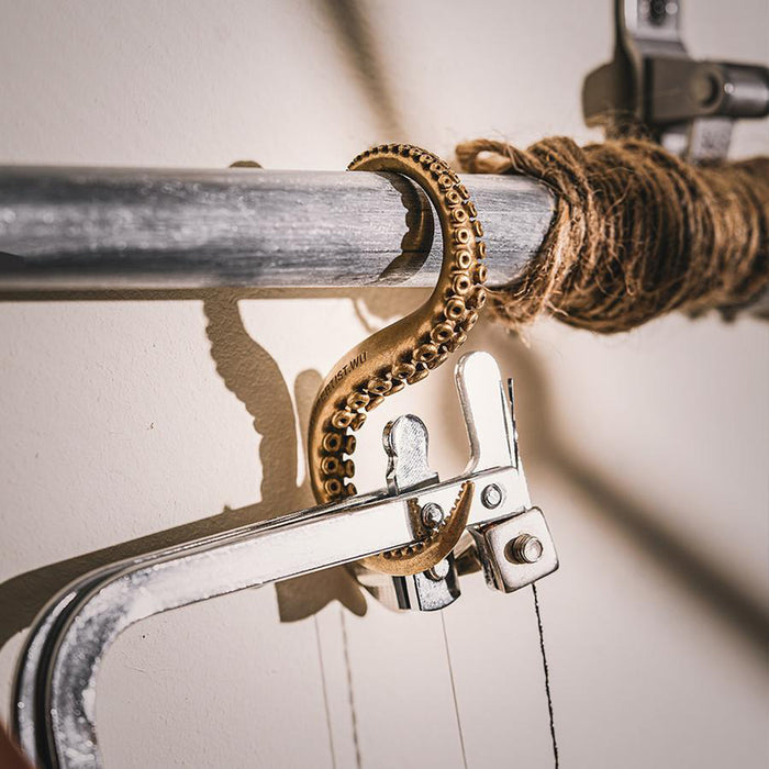 Steampunk Brass Octopus Tentacle Hook