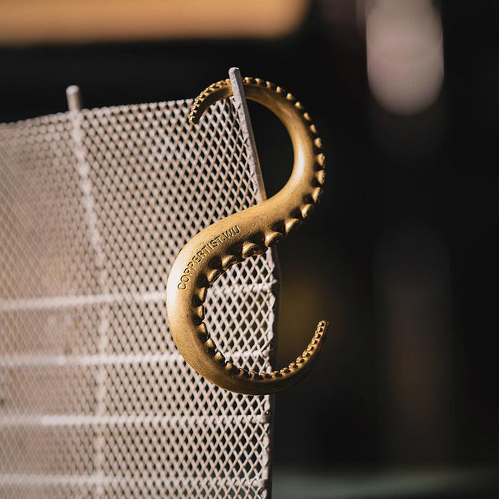 Steampunk Brass Octopus Tentacle Hook