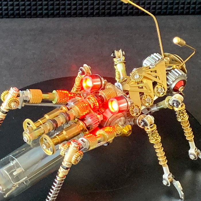 Steampunk Clockpunk Mechanical Locust Bug 3D Metal Kits