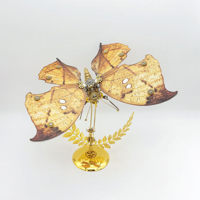 Steampunk Dead Leaf Butterfly 3D Metal Model Kit for Insect Lovers