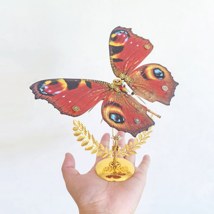 Steampunk Dead Leaf Butterfly 3D Metal Model Kit for Insect Lovers