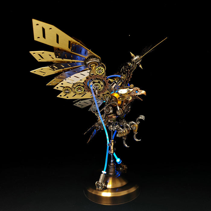 Steampunk DIY 3D Metal Eagle Model Kits Difficult Puzzle 650PCS