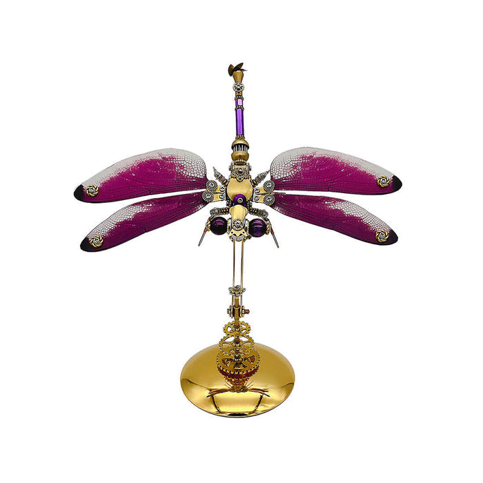 Steampunk Elegant Dragonfly 3D Mechanical Insect DIY Assembly Model (200+PCS)