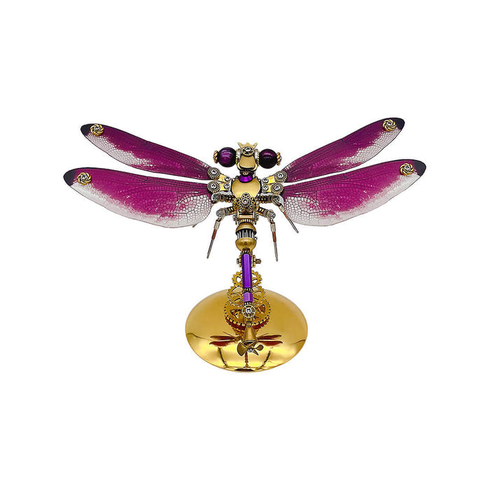 Steampunk Elegant Dragonfly 3D Mechanical Insect DIY Assembly Model (200+PCS)