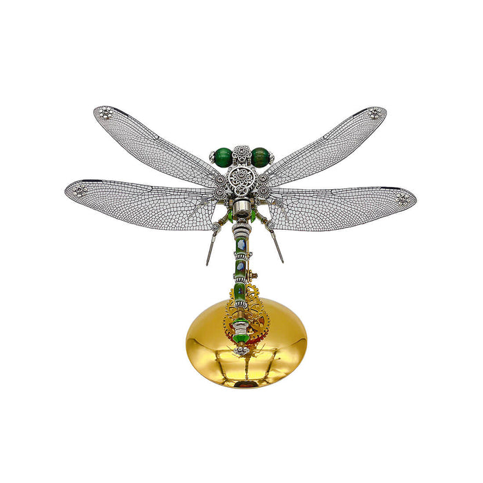 Steampunk Lesser Emperor Dragonfly 3D Mechanical Insect DIY Assembly Model (200+PCS)