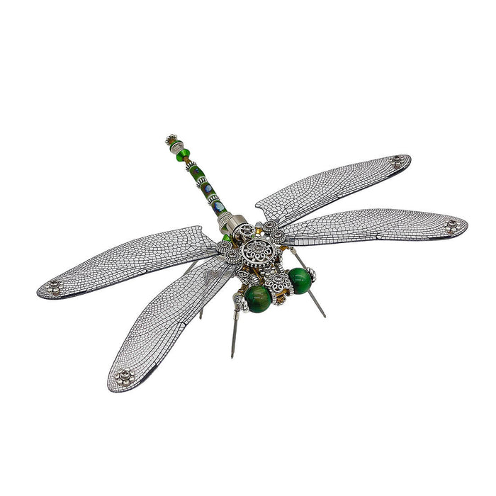 Steampunk Lesser Emperor Dragonfly 3D Mechanical Insect DIY Assembly Model (200+PCS)