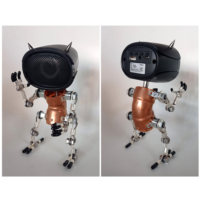 Steampunk Little Evil Musician Figure with  Bluetooth Wireless Speaker
