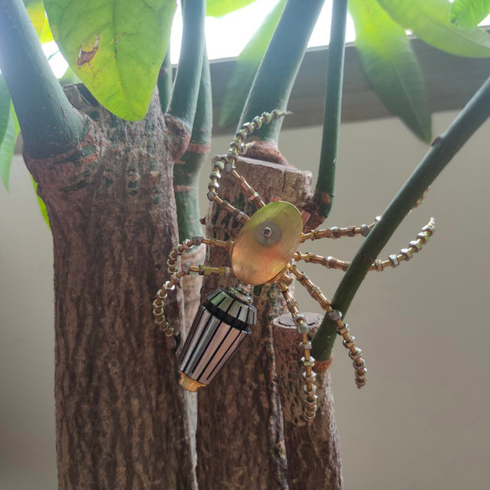 Steampunk Metal Wolf Spider Model