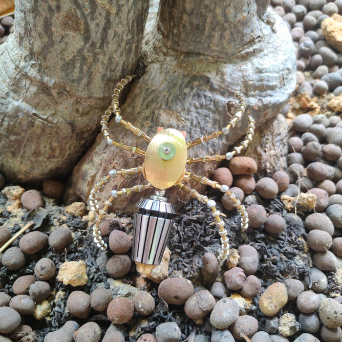 Steampunk Metal Wolf Spider Model