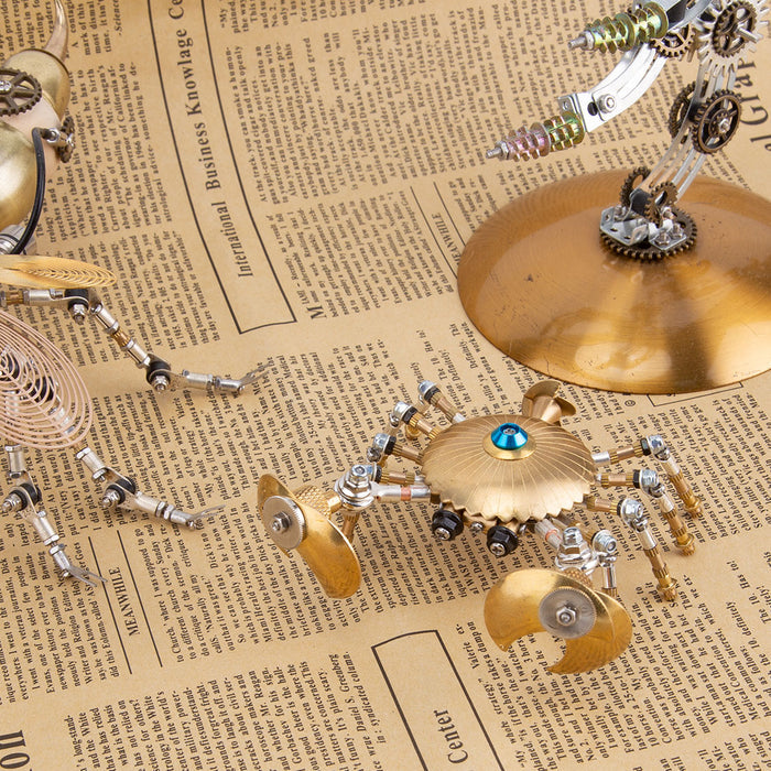 Steampunk MINI Fiddler Crab Metal Model Building Kits for Kids