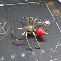 Steampunk Miniature Brass Spider 3D Metal Puzzle for Kids