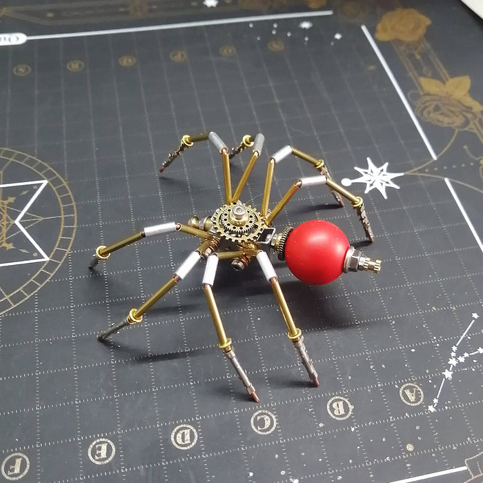 Steampunk Miniature Brass Spider 3D Metal Puzzle for Kids