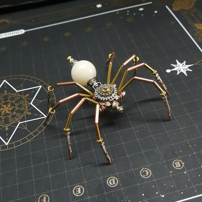 Steampunk Miniature Brass Spider 3D Metal Puzzle for Kids