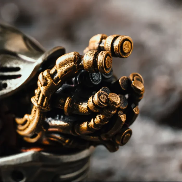 Steampunk Nautilus Pendant with Swappable Crystal Core Mechanical Jewelry