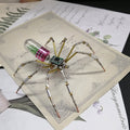 Steampunk Recyled Cellar Spider 3D Metal DIY Circuit Board Sculpture Insect
