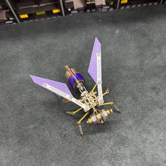 Steampunk Red Wasp Insects 3D Metal Model Kit 127PCS