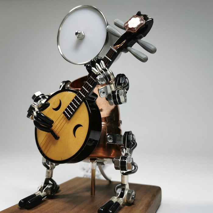 Steampunk Robot Decoration Music School Student Evey Han