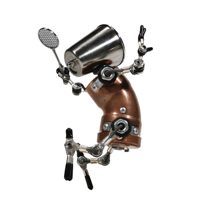 Steampunk Robot Home Decoration Badminton Player Peter