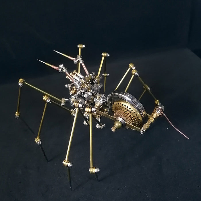Steampunk Spider with Antique Watch Western Art Metal Model Kits
