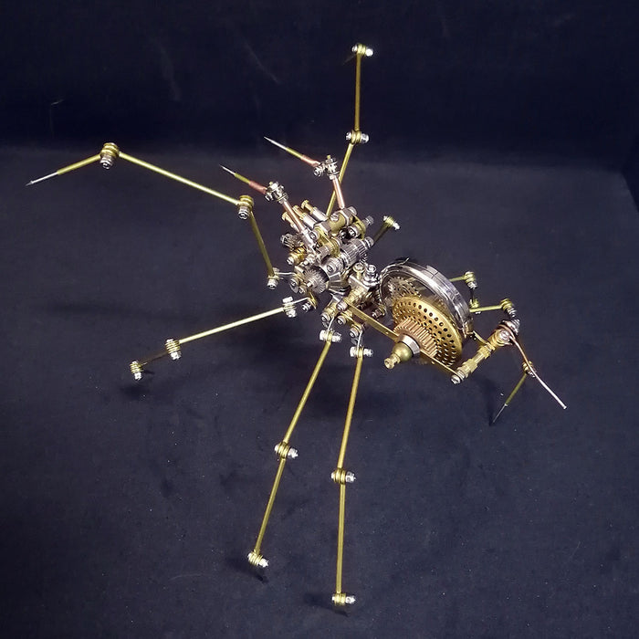 Steampunk Spider with Antique Watch Western Art Metal Model Kits