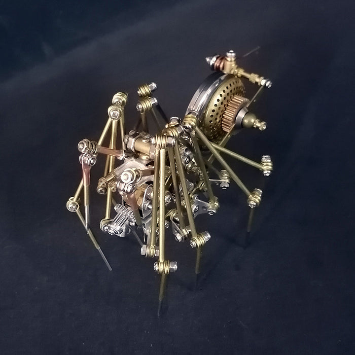 Steampunk Spider with Antique Watch Western Art Metal Model Kits