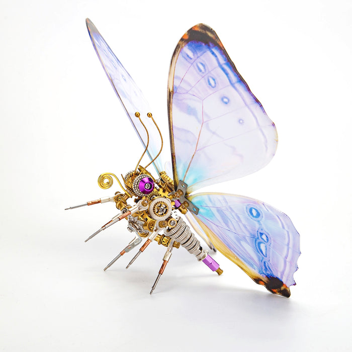 Steampunk Stunning Morpho Sulkowskyi Butterfly 3D DIY Metal Puzzle