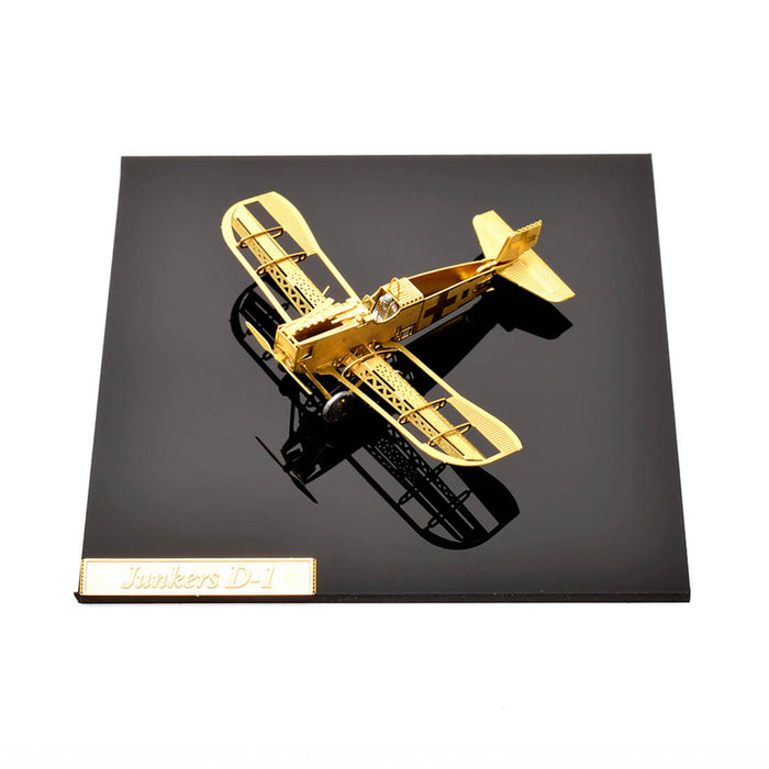 StratoStudio B16001 Micro Wing Series 1/160 DIY 3D Metal Assembly Biplane Model Creative Toy